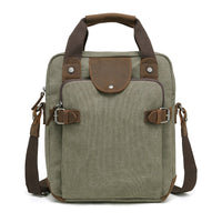 Davan Bags - Canvas Messenger Bag (Green)